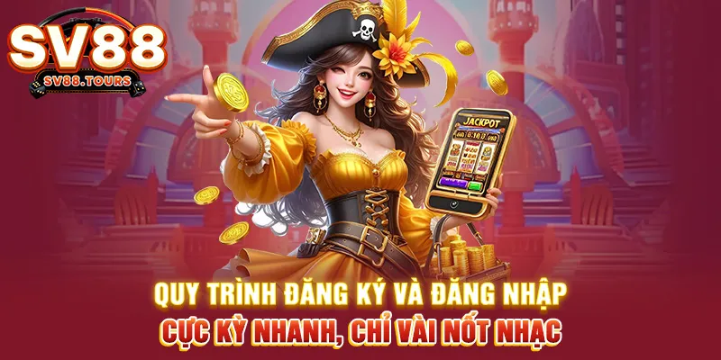 Quy trình đăng ký và đăng nhập cực kỳ nhanh, chỉ vài nốt nhạc